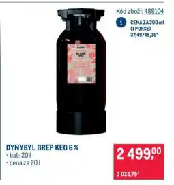 Makro DYNYBYL GREP KEG 6 % nabídka