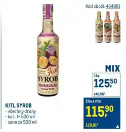 Makro Kitl Syrob nabídka