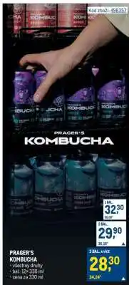 Makro PRAGER'S Kombucha nabídka