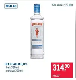 Makro BEEFEATER 0,0% nabídka