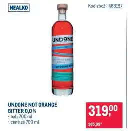 Makro UNDONE NOT ORANGE BITTER 0,0 % nabídka