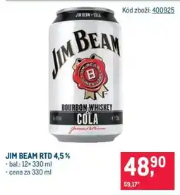 Makro JIM BEAM RTD 4,5 % nabídka