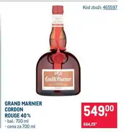 Makro Grand Marnier Cordon Rouge 40 % nabídka