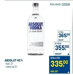 Makro Absolut 40 % nabídka