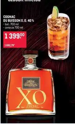 Makro COGNAC DU BUISSON X. O. 40 % nabídka