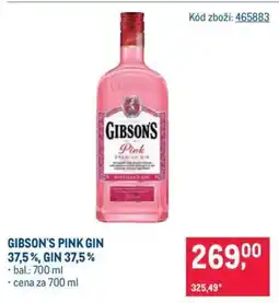 Makro Gibson‘s PINK GIN nabídka