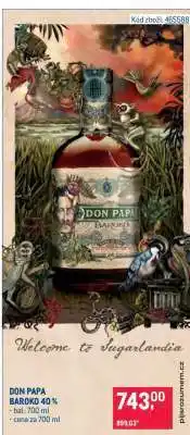 Makro DON PAPA BAROKO 40 % nabídka