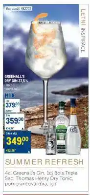 Makro GREENALL'S DRY GIN 37,5 % nabídka