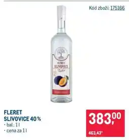 Makro Fleret Slivovice 40 % nabídka