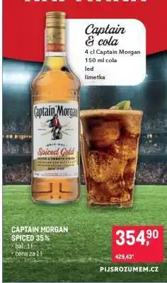 Makro Captain Morgan Spiced 35 % nabídka
