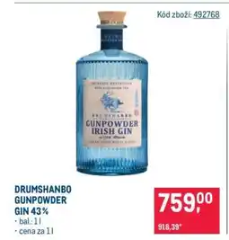 Makro DRUMSHANBO GUNPOWDER GIN 43% nabídka