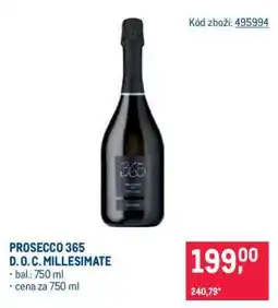 Makro PROSECCO 365 D.O.C. MILLESIMATE nabídka