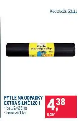 Makro Pytle na odpadky extra silné 120 l nabídka