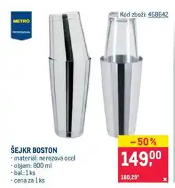 Makro ŠEJKR BOSTON nabídka