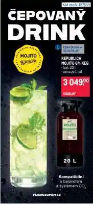 Makro REPUBLICA MOJITO 6 % KEG nabídka