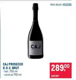Makro CAJ PROSECCO D.O.C. BRUT nabídka