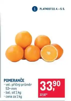 Makro Pomeranče nabídka