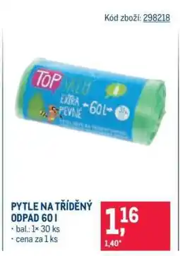 Makro Pytle na tříděný odpad 60 l nabídka