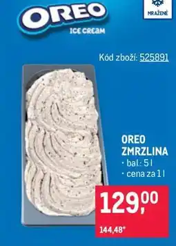 Makro Oreo zmrzlina nabídka