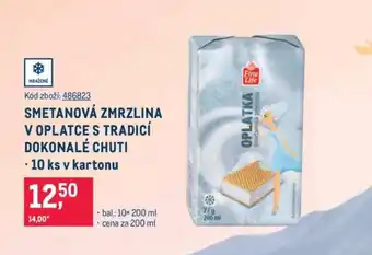 SMETANOVÁ ZMRZLINA V OPLATCE S TRADICÍ DOKONALÉ CHUTI