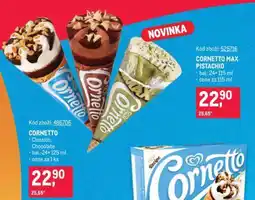 Makro CORNETTO MAX PISTACHIO nabídka