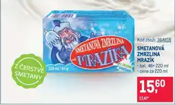 Makro SMETANOVÁ ZMRZLINA MRAZÍK nabídka