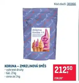 Makro KORUNA – ZMRZLINOVÁ SMĚS nabídka