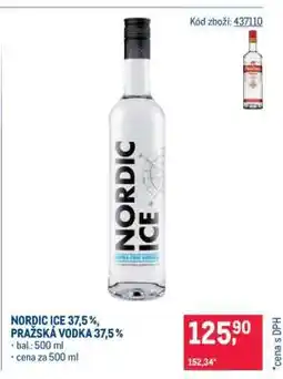 Makro NORDIC ICE 37,5 %, PRAŽSKÁ VODKA 37,5 % nabídka