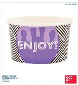 Makro PAPÍROVÝ KELÍMEK NA ZMRZLINU 200 ml nabídka