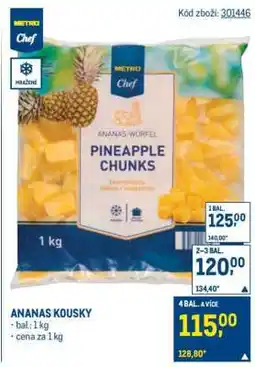 Makro Ananas kousky nabídka