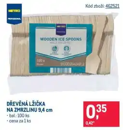 Makro DŘEVĚNÁ LŽIČKA NA ZMRZLINU 9,4 cm nabídka
