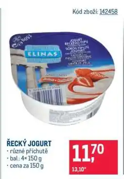 Makro Řecký jogurt nabídka