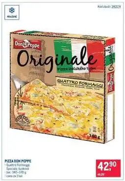 Makro Pizza Don Peppe nabídka