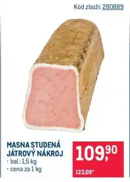 Makro MASNA STUDENÁ JÁTROVÝ NÁKROJ nabídka