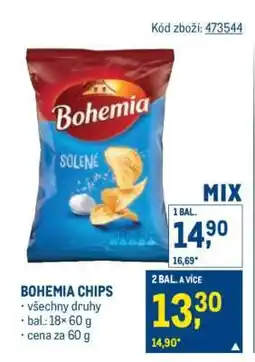 Makro Bohemia chips nabídka