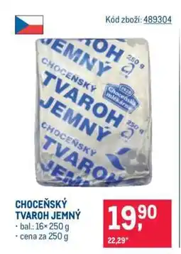 Makro Choceňský tvaroh jemný nabídka