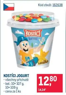 Makro Kostíci jogurt nabídka