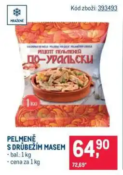 Makro Pelmeně s drůbežím masem nabídka