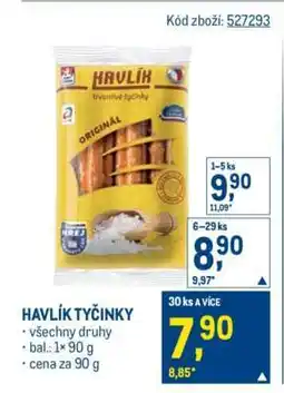 Makro Havlík Tyčinky nabídka