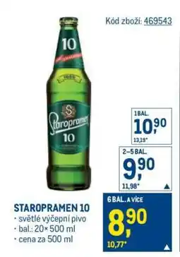 Makro Staropramen 10 nabídka