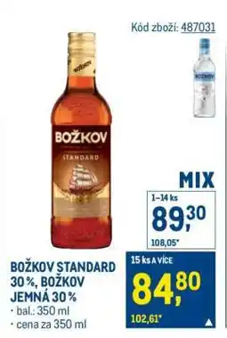 Makro BOŽKOV STANDARD 30 %, BOŽKOV JEMNÁ 30 % nabídka