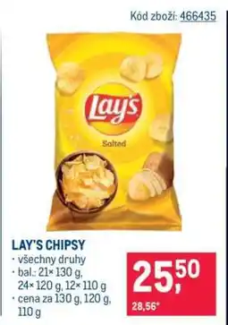 Makro Lay’s Chipsy nabídka