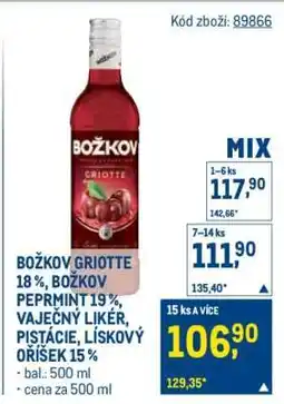 Makro Božkov Griotte 18 % nabídka