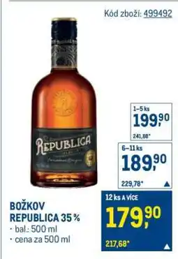 Makro BOŽKOV REPUBLICA 35% nabídka