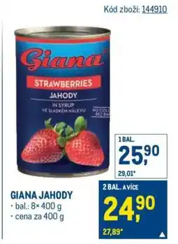 Makro Giana Jahody nabídka
