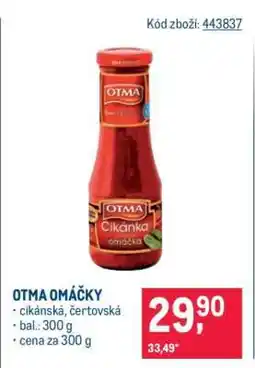 Makro Otma omáčky nabídka