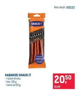 Makro KABANOS SNACK IT nabídka