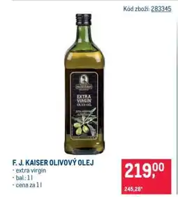 Makro F. J. Kaiser olivový olej nabídka