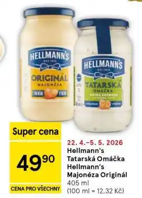Hellmann's Tatarská Omáčka / Majonéza Originál