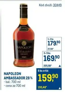 Makro Napoleon Ambassador 28 % nabídka